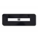 FIAT 500 License (Mini) Plate - Black Steel Plate with FIAT Logo